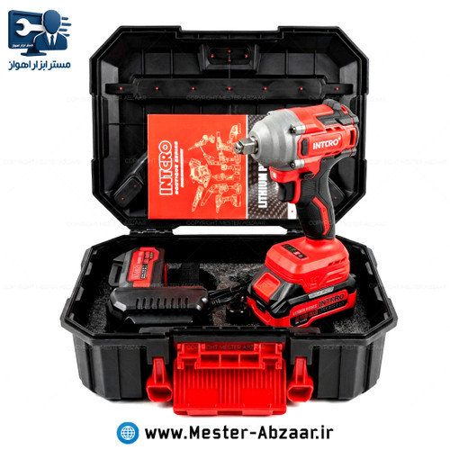 بکس شارژی براشلس 21 ولت 380 نیوتون اینتکرو با کیف مدل INTCRO 890335
