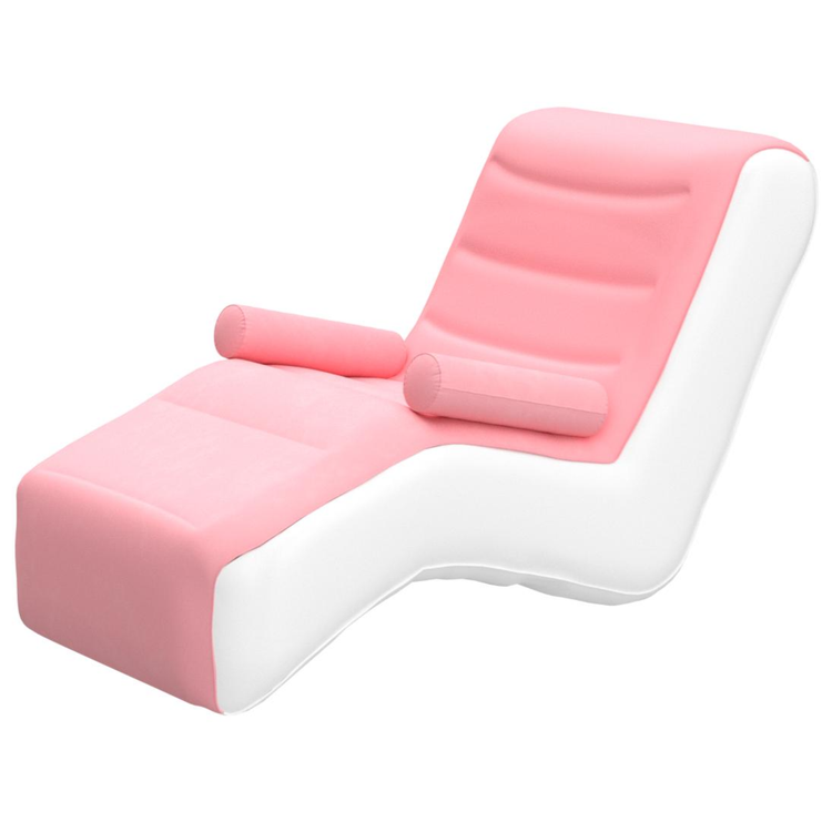 مبل بادی راحتی DIVINE PVC صندلی راحتی بادی با زیرپایی سبک و قابل حمل