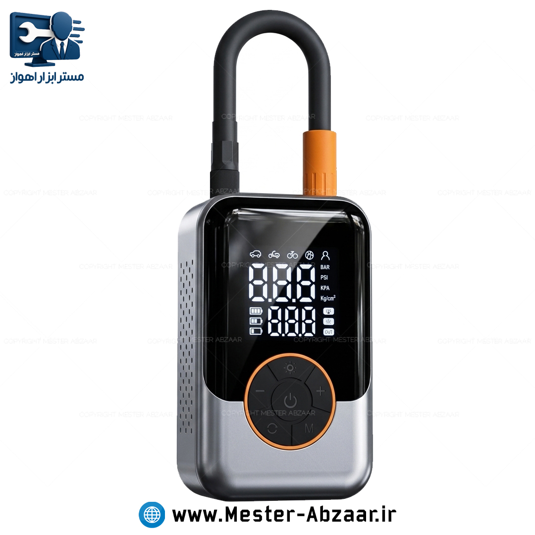 پمپ باد دوکاره شارژی و فندکی قطع کن اتوماتیک خودرو برند سویتو مدل suitu ST-221