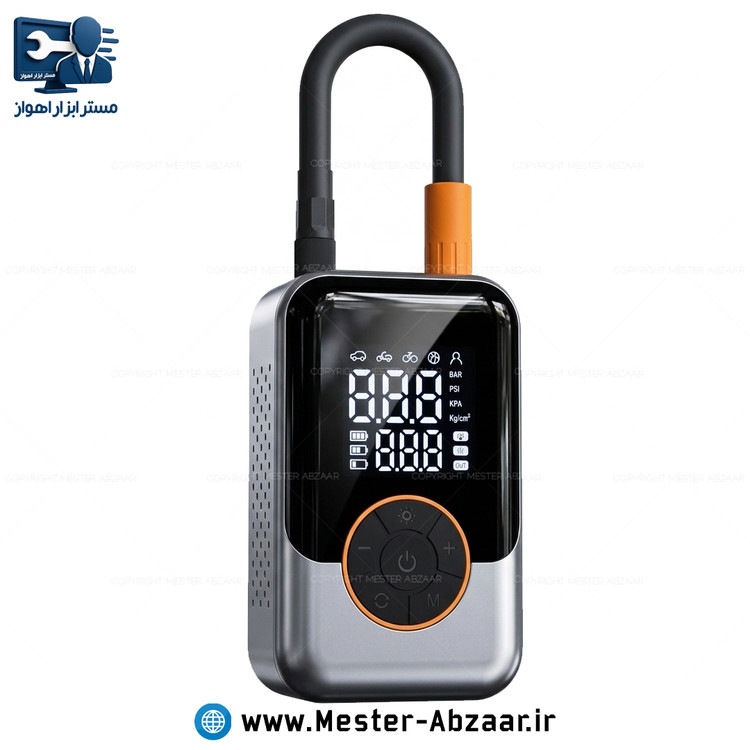 پمپ باد دوکاره شارژی و فندکی قطع کن اتوماتیک خودرو برند سویتو مدل suitu ST-221