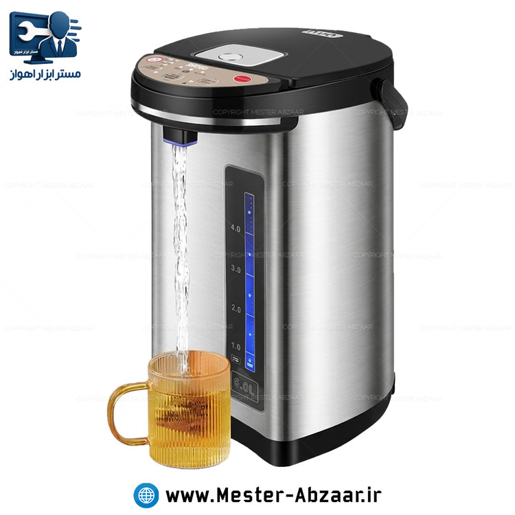 کتری برقی ترموپات (Thermo Pot) ۶ لیتری DSP مدل KK1258 سماور آب جوش