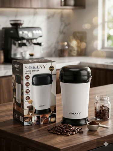 آسیاب قهوه برقی مسافرتی سوکانی مدل SOKANY SM-3012