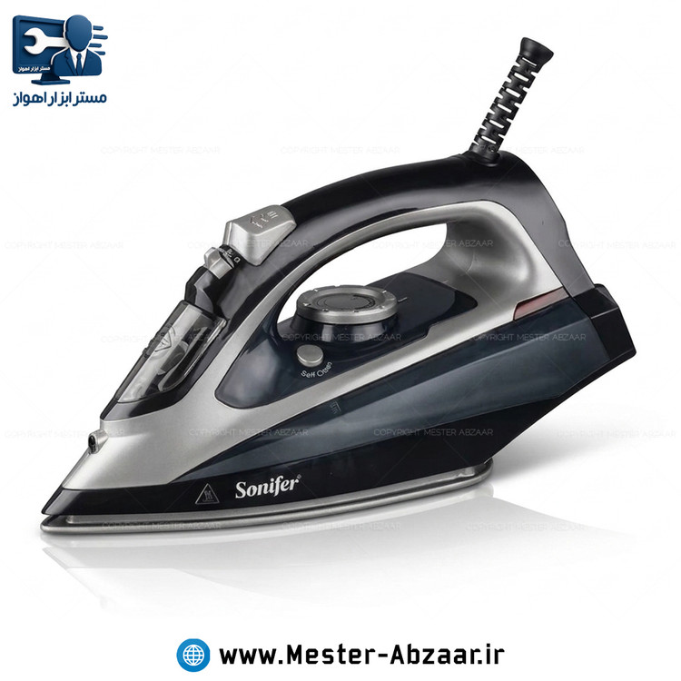 اتو بخار کف سرامیکی 2200 وات برقی خانگی کد 9064 مدل سونیفر Sonifer SF-9064