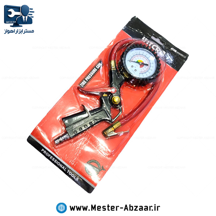 گیج باد نازل دار تفنگی کارگاهی درجه باد کارگاهی 16 بار اینتکرو intcro inig290113