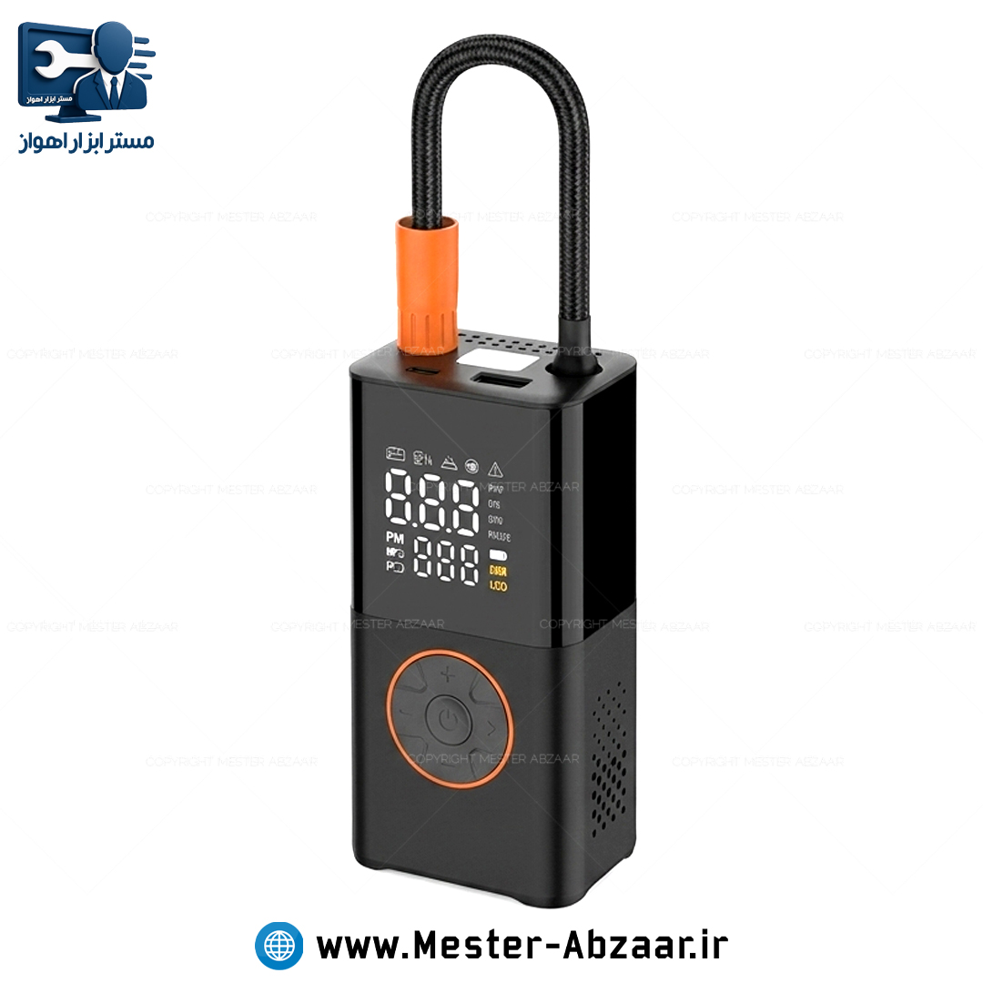 پمپ باد شارژی قطع کن اتوماتیک خودرو برند گرین لاین مدل Green Lion GTI-01